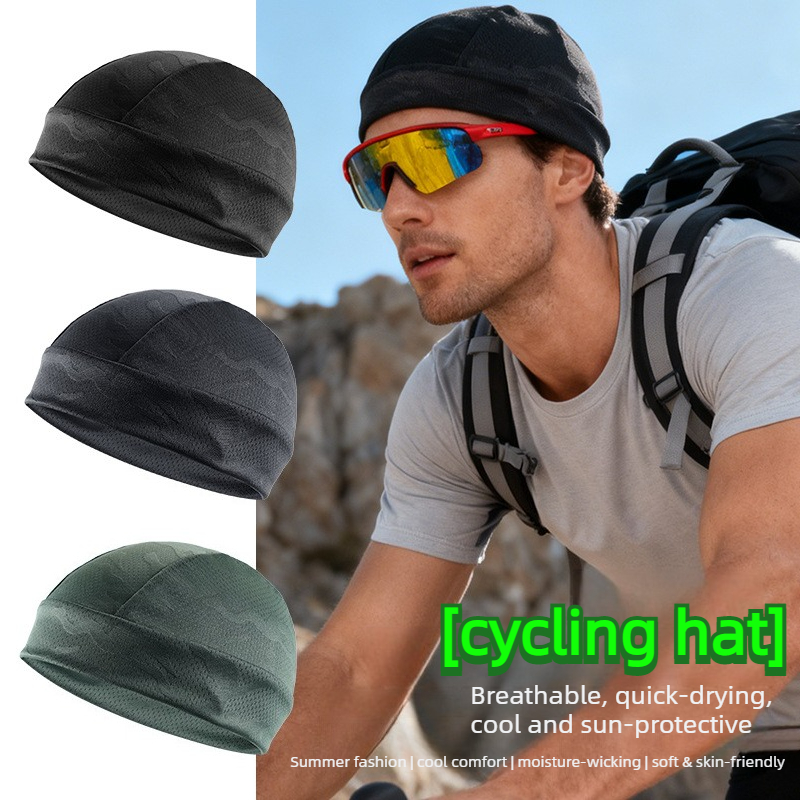 Skull Cap Helmet Liner - Topi Kupluk Es Sutra Musim Panas,