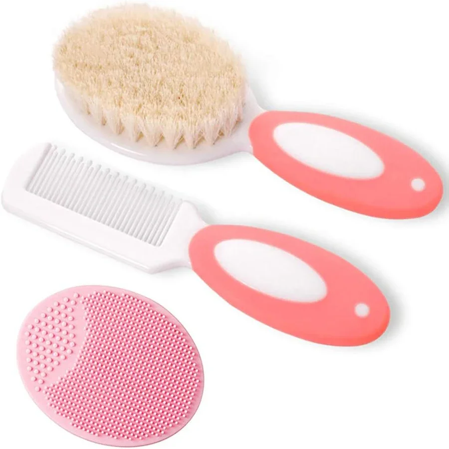 Swim Hat Silicone - Set sikat rambut bayi, sisir lembut