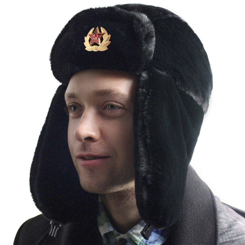 Trapper Hat Ear Flap - Topi Rusia Topi Pelindung Telinga Polisi