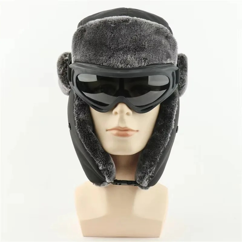 Trapper Hat Ear Flap - Topi Ushanka Militer Tentara Ski Salju