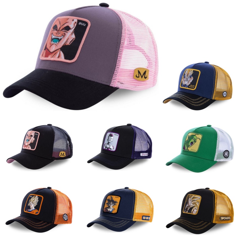 Trucker Cap Mesh - Topi Dragon Ball Son Goku topi