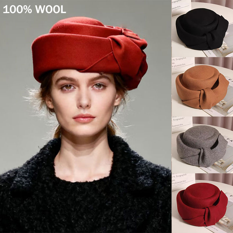 Beret French Wool - Topi Beret Wol Klasik Baru Wanita
