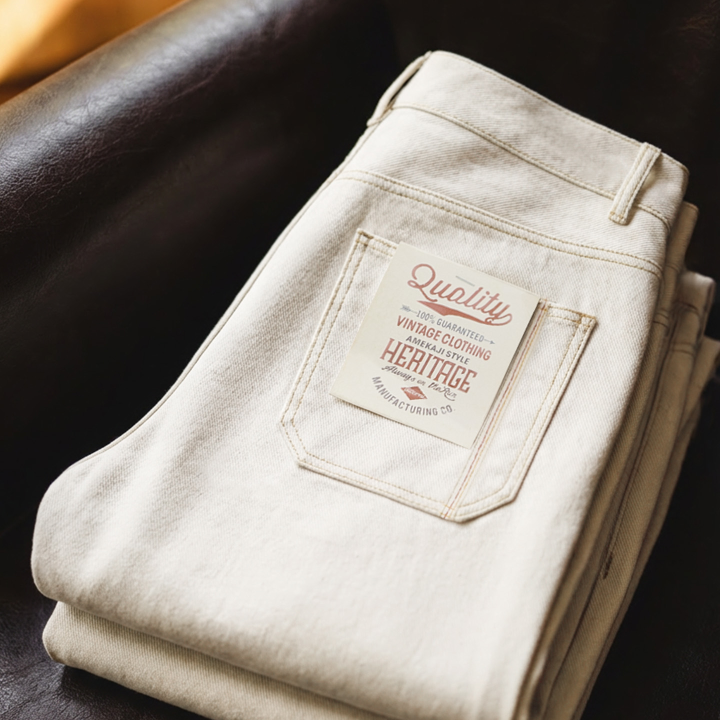 Levis Jeans 501 - Celana Jeans Pria Maden Vintage Putih