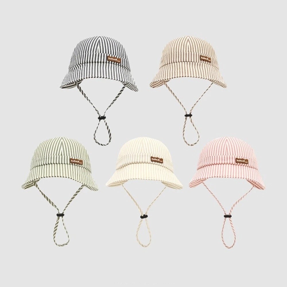 Topi Bayi Bergaris Baru, Dapat - Bucket Hat Cotton ulasan dan harga