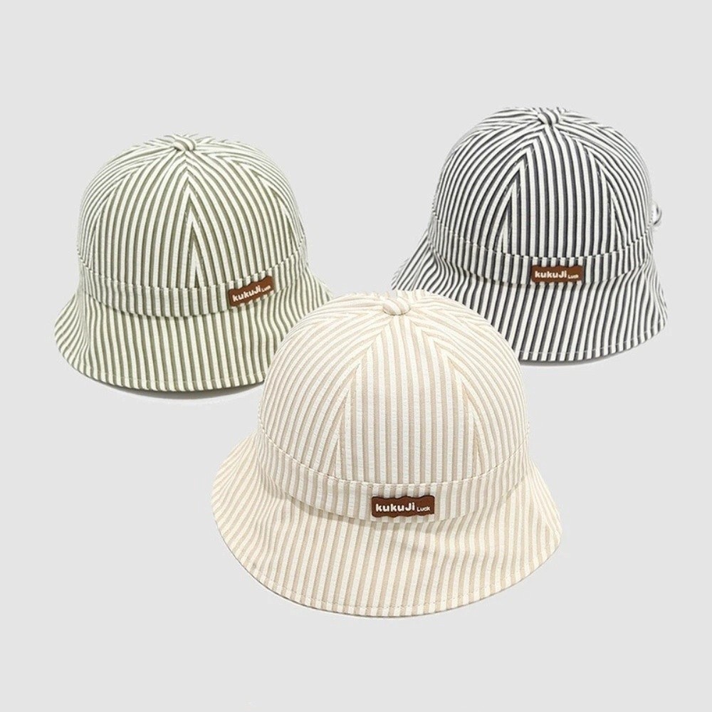 Topi Bayi Bergaris Baru, Dapat - Bucket Hat Cotton ulasan dan harga