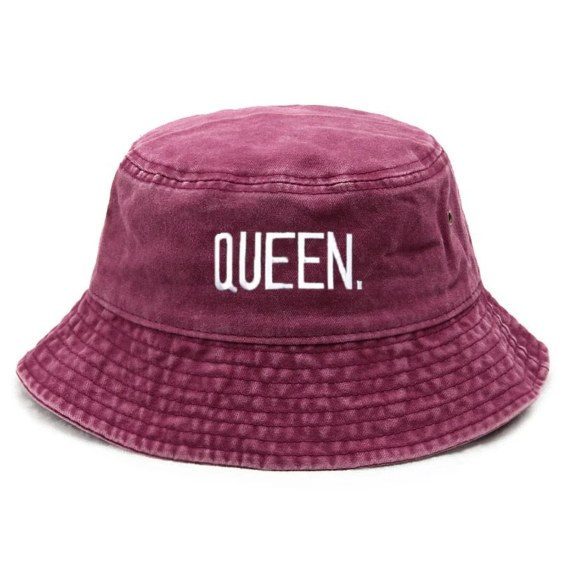Topi Bucket Vintage Queen Wash - Bucket Hat Cotton ulasan dan harga