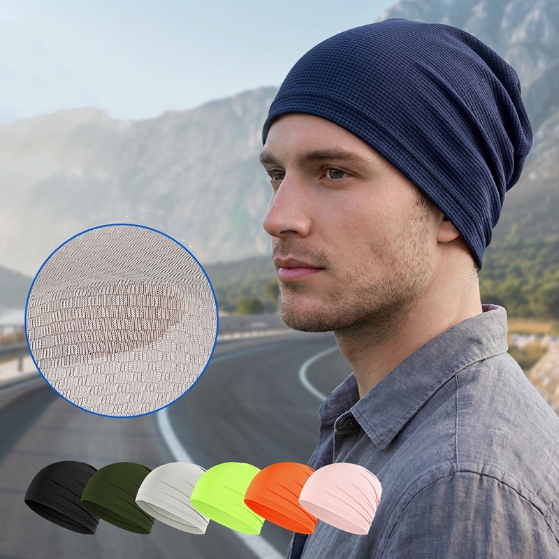Topi Beanie Cepat Kering, Bern - Skull Cap Helmet Liner ulasan dan harga