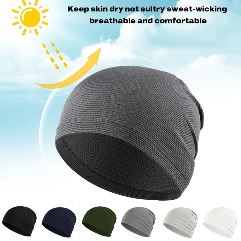 Topi Beanie Cepat Kering, Bern - Skull Cap Helmet Liner ulasan dan harga