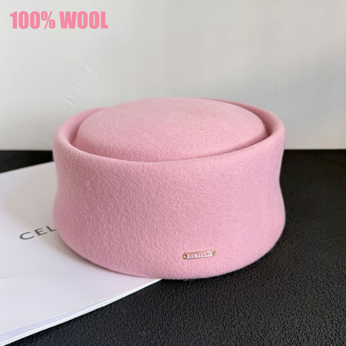 Topi Baret Wanita Model Kotak  - Beret French Wool ulasan dan harga