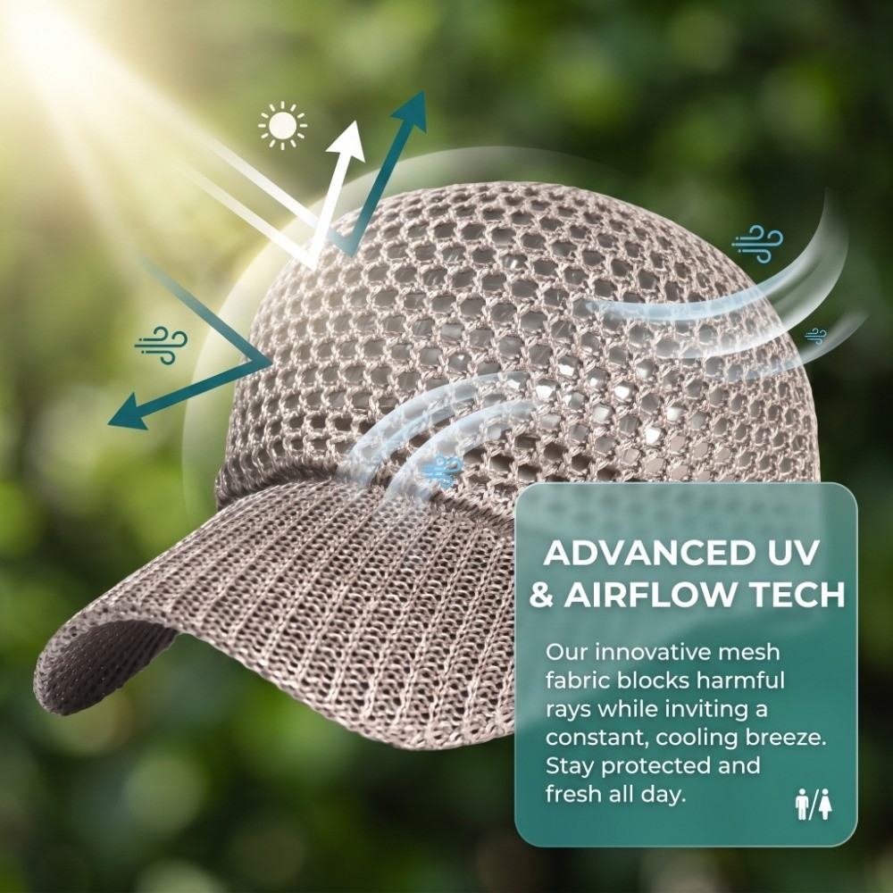 Topi Matahari Poliester Serbag - Trucker Cap Mesh ulasan dan harga