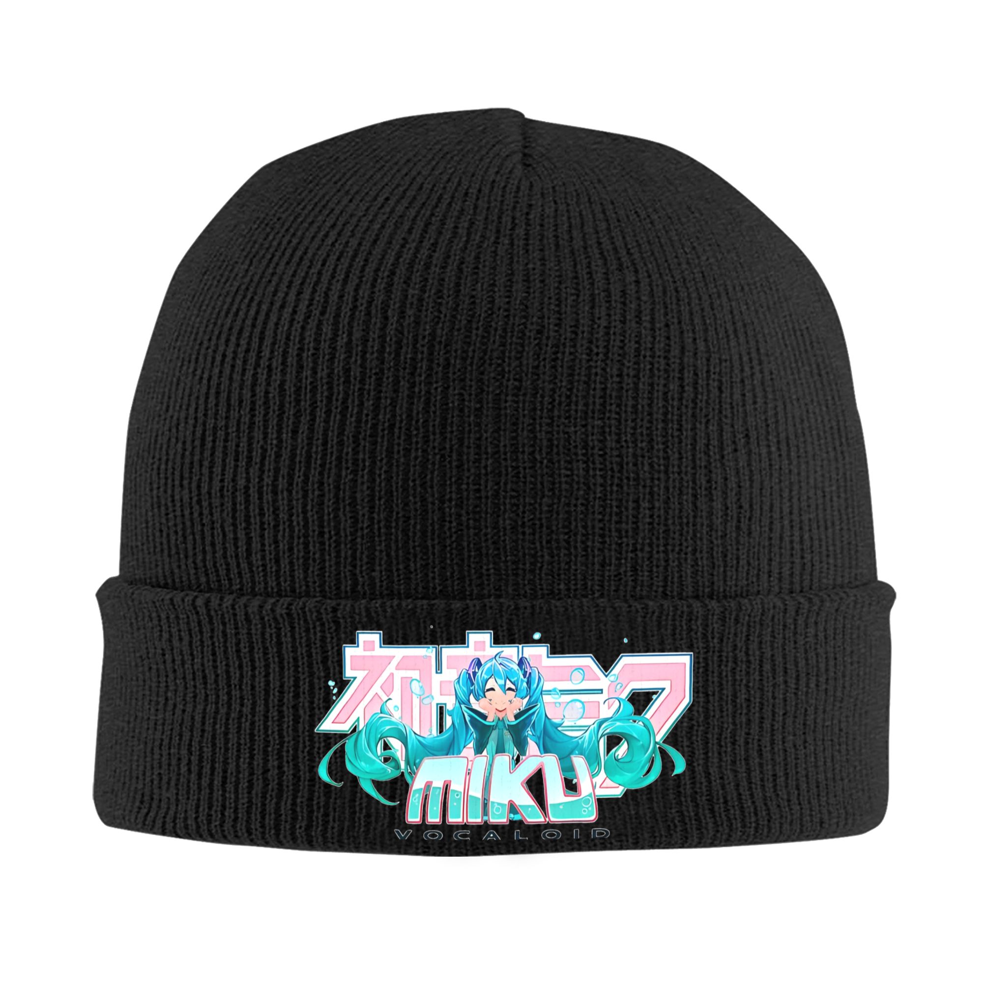Topi Beanie Rajut Rib Hatsune  - Beanie Cuffed Knit ulasan dan harga