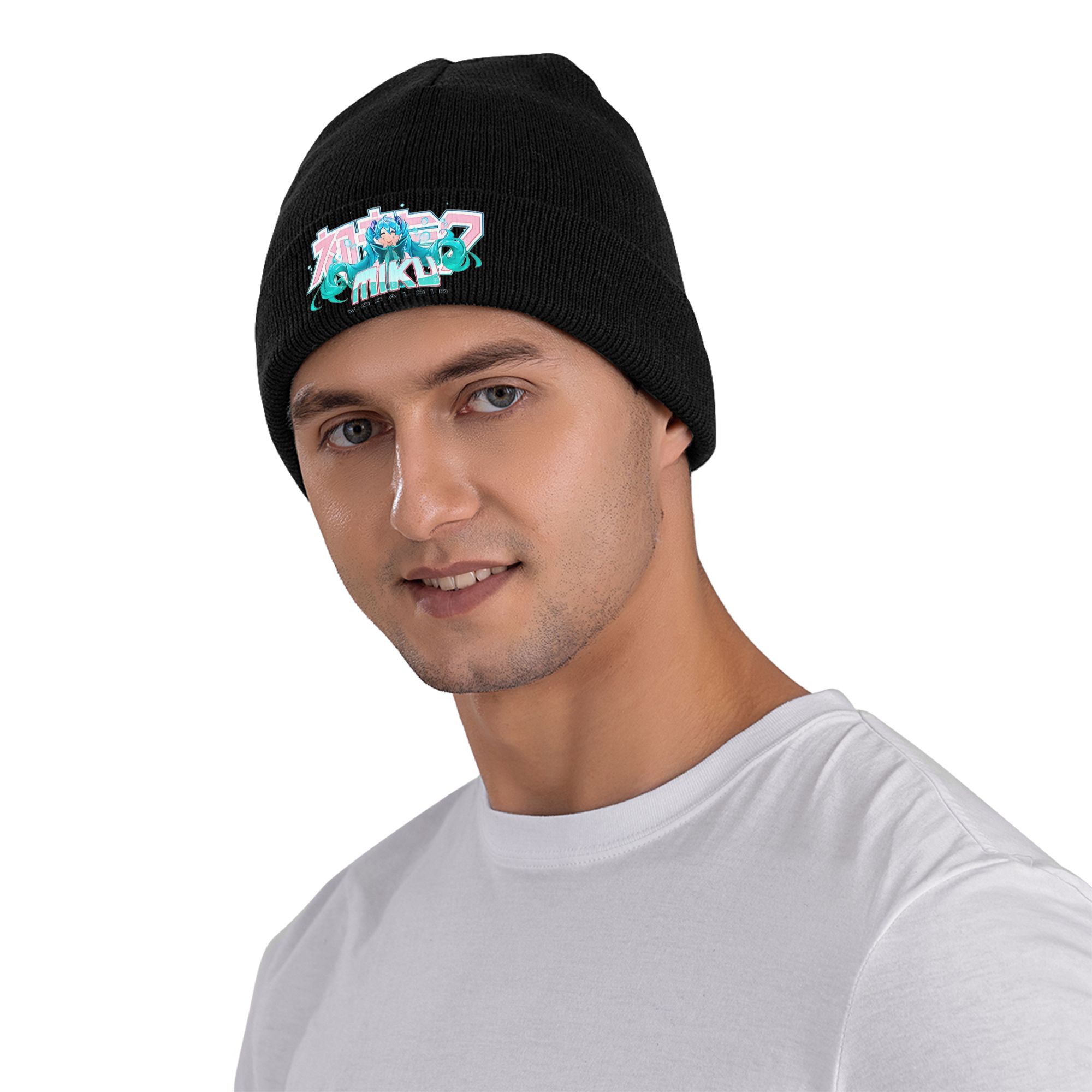 Topi Beanie Rajut Rib Hatsune  - Beanie Cuffed Knit ulasan dan harga