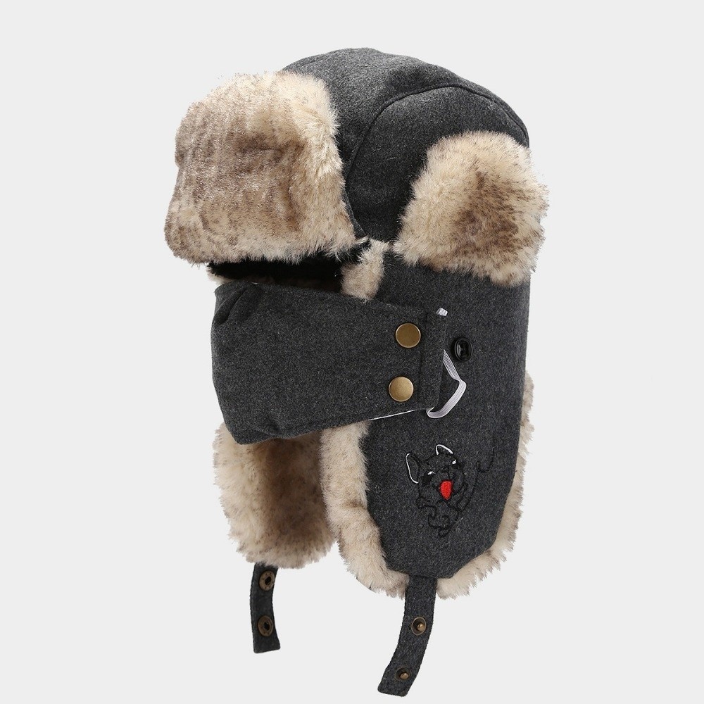 Topi Trapper Berlapis Bulu Imi - Trapper Hat Ear Flap ulasan dan harga