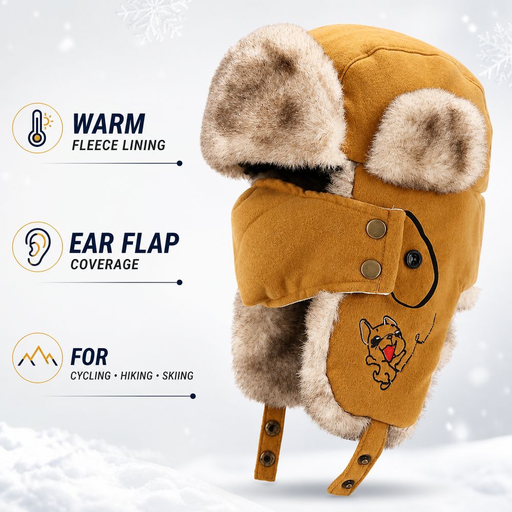 Topi Trapper Berlapis Bulu Imi - Trapper Hat Ear Flap ulasan dan harga