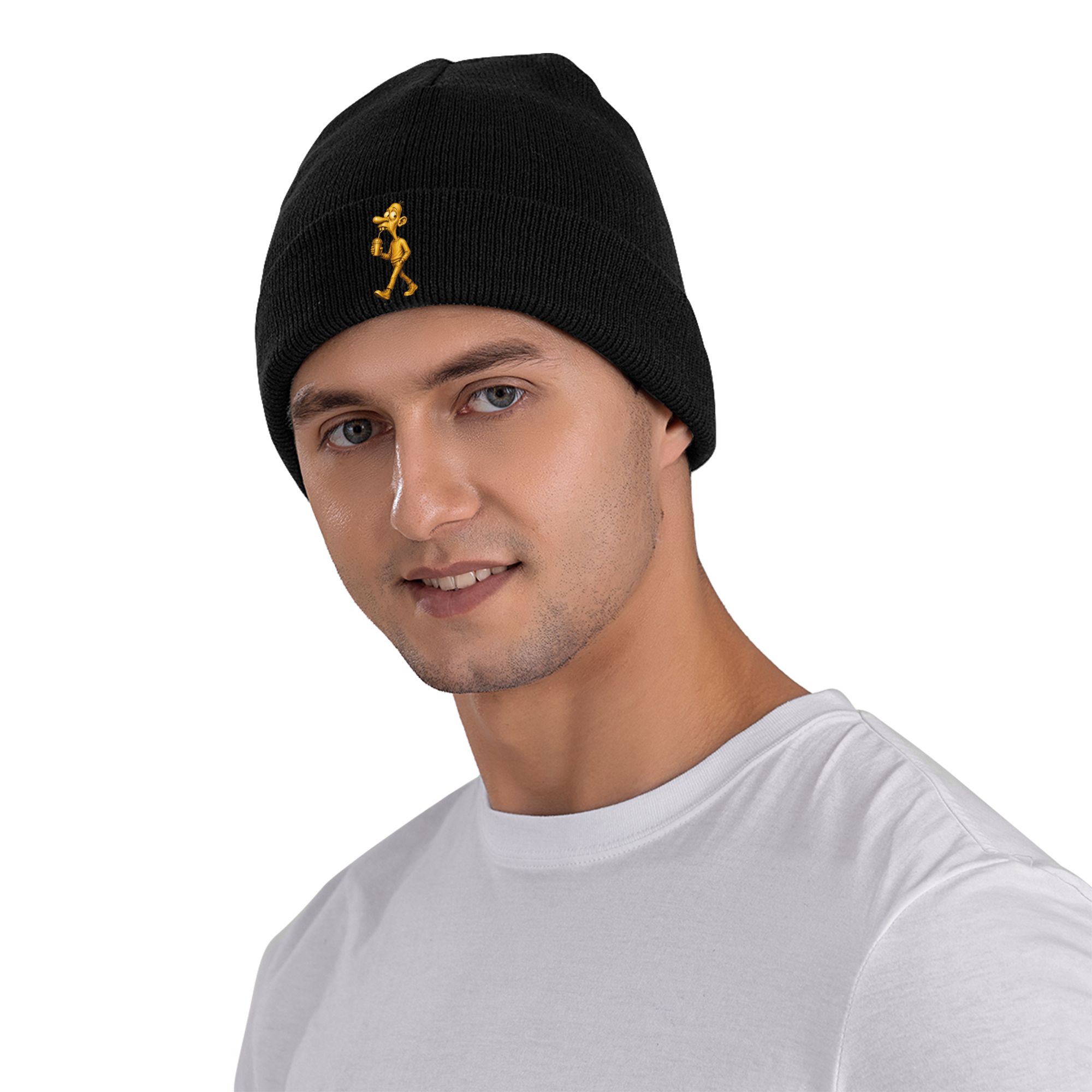 Topi Beanie Rajut Berumbai Gol - Beanie Cuffed Knit ulasan dan harga