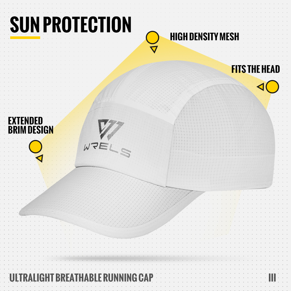 WRELS Topi Lari Topi Tenis Pin - Running Cap Lightweight ulasan dan harga