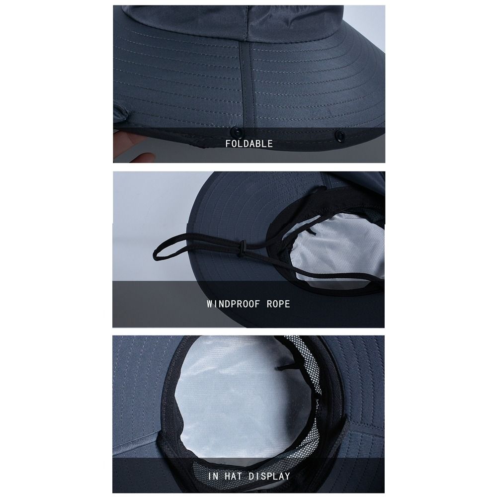 Topi Matahari Pria Bahan Kain  - Bucket Hat Cotton ulasan dan harga