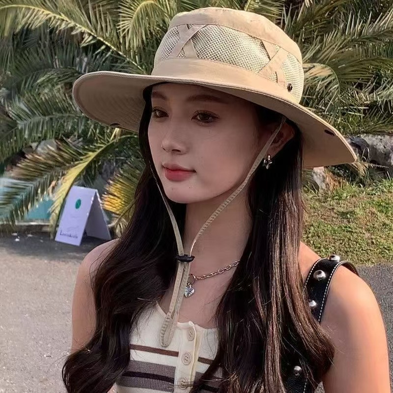 1 Buah Topi Ember Pria Musim P - Sun Hat Wide Brim ulasan dan harga